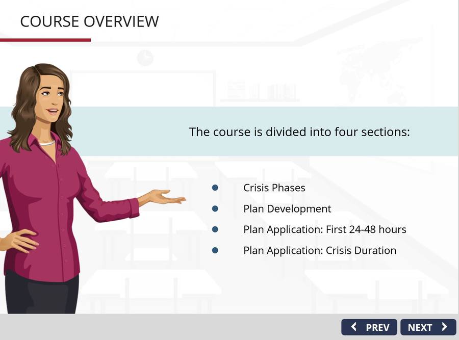Crisis Communication course