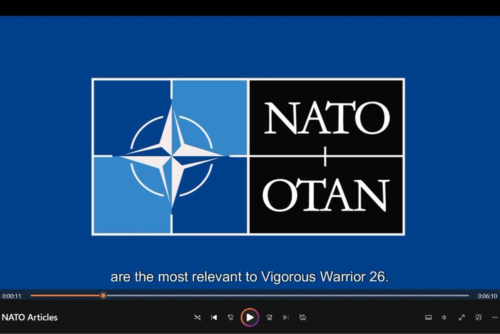 NATO Articles 3 and 5 microlearning video