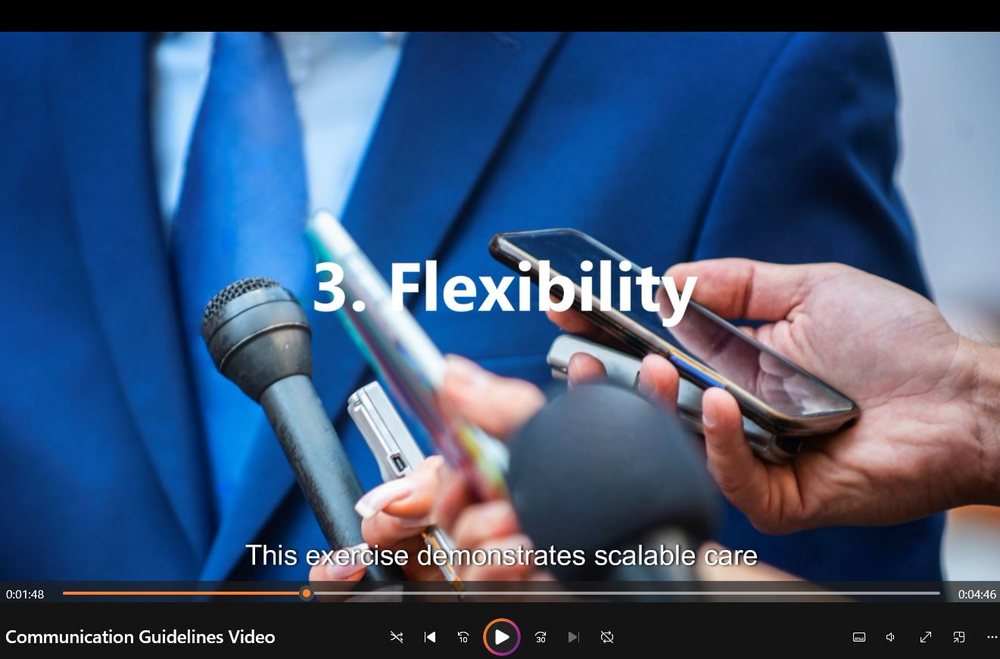 Communication Guidance video